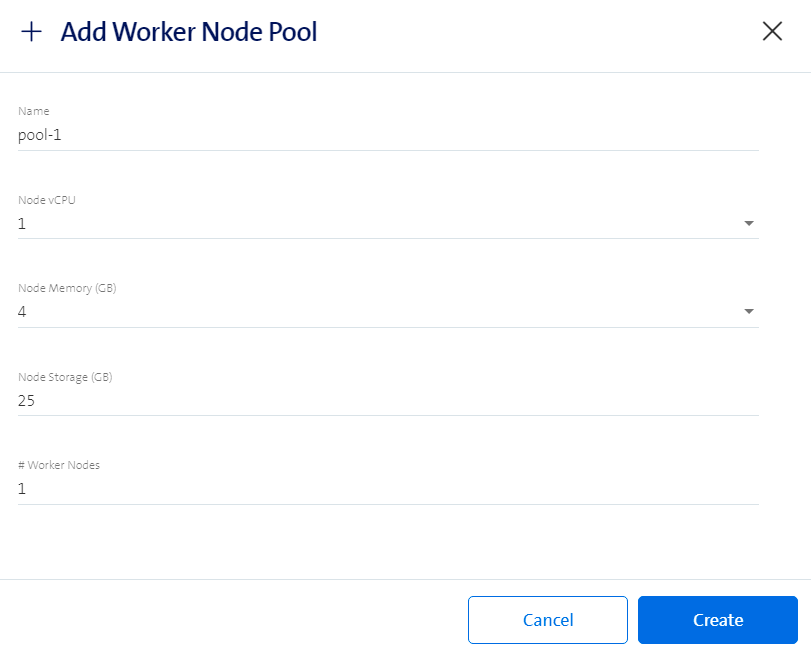 Worker Node Pools.