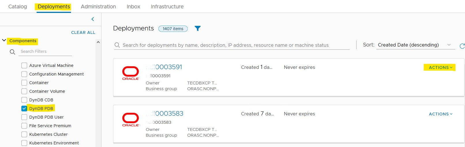 PDB Deployments