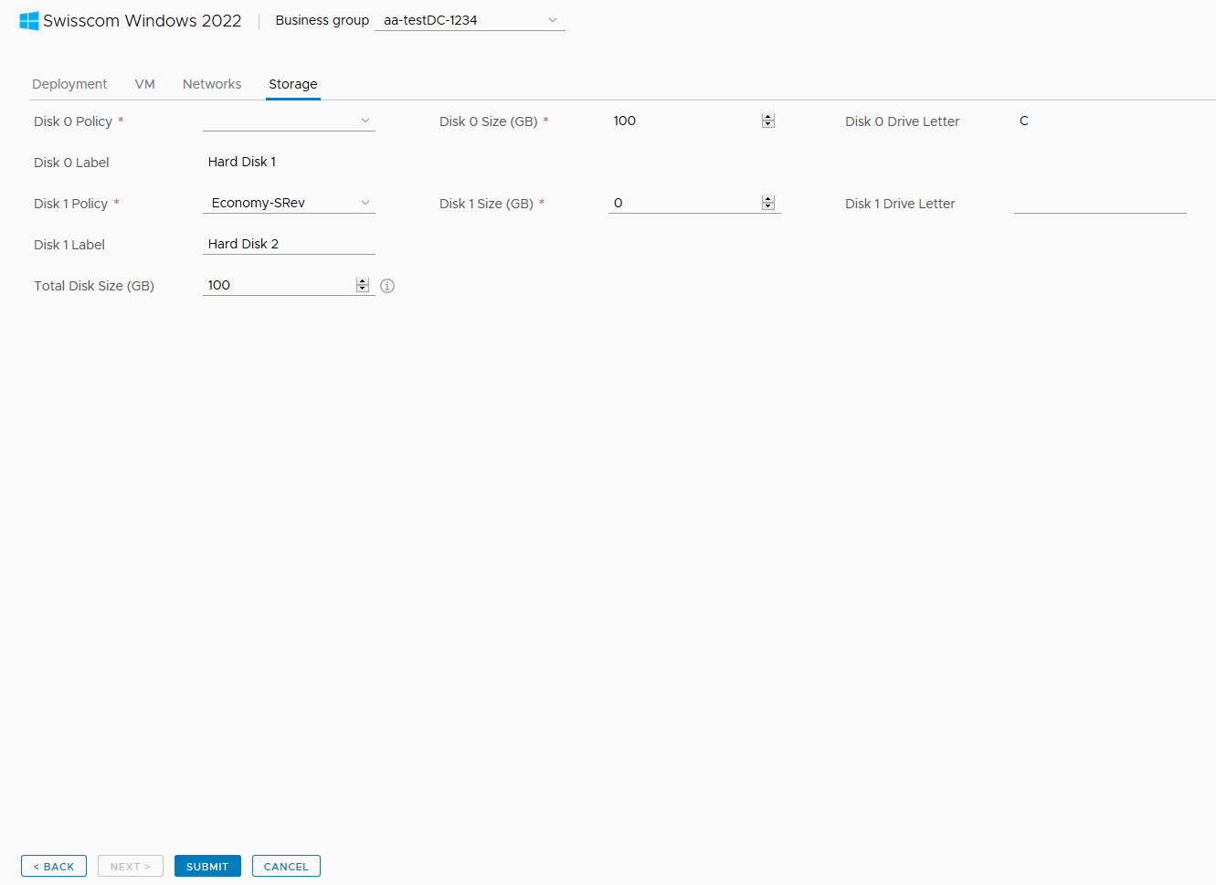 Create a Swisscom Windows - Step 4