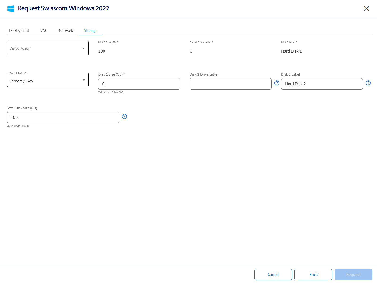 Create a Swisscom Windows - Step 4